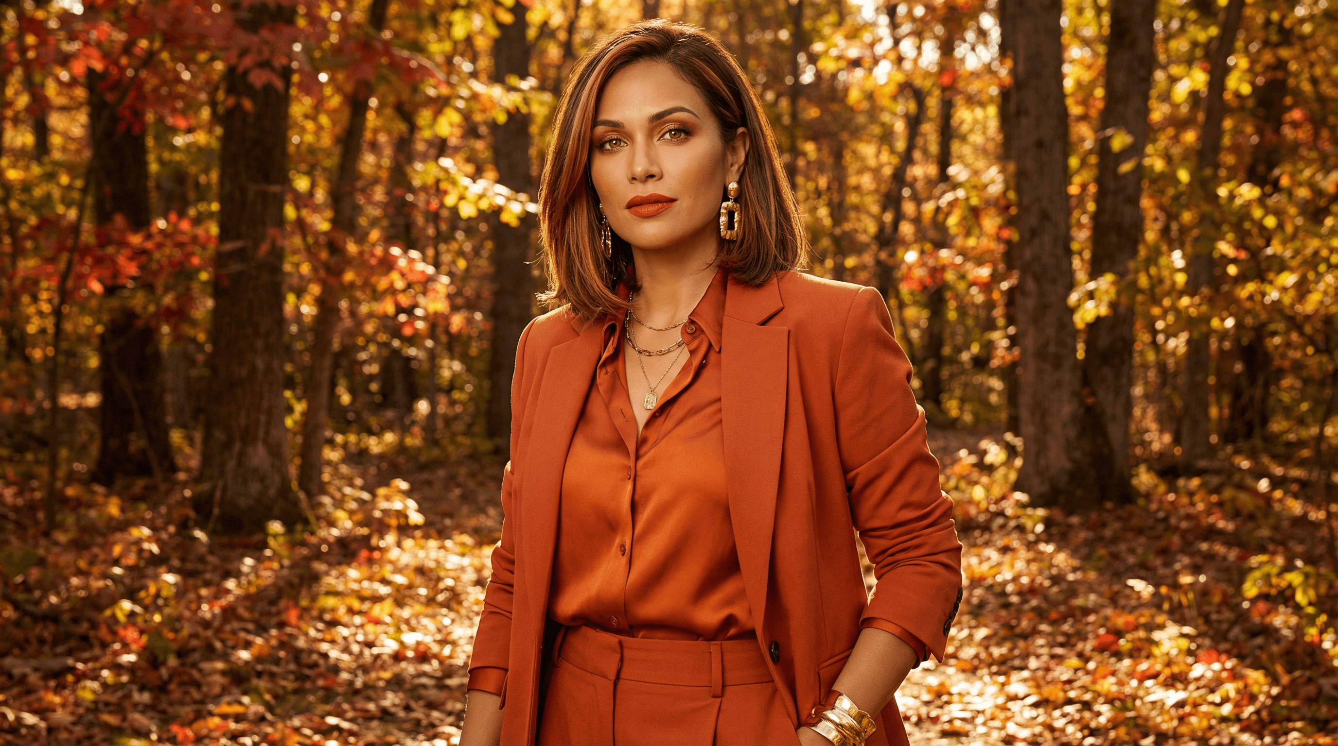 Warm Autumn makeup inspiration